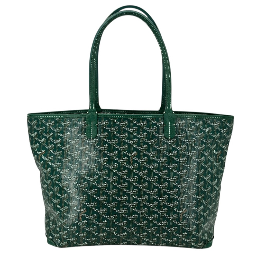 Goyard Goyardine Artois MM Tote Bag Green